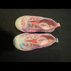Slip on canvas toddler shoes